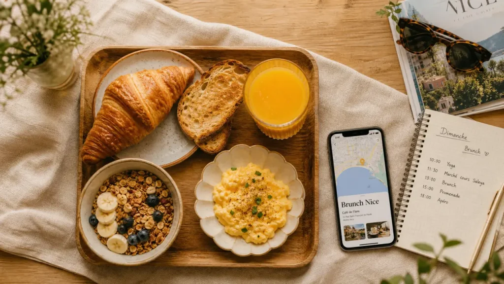 Best breakfast in nice à Nice : croissants, brunch et quartiers