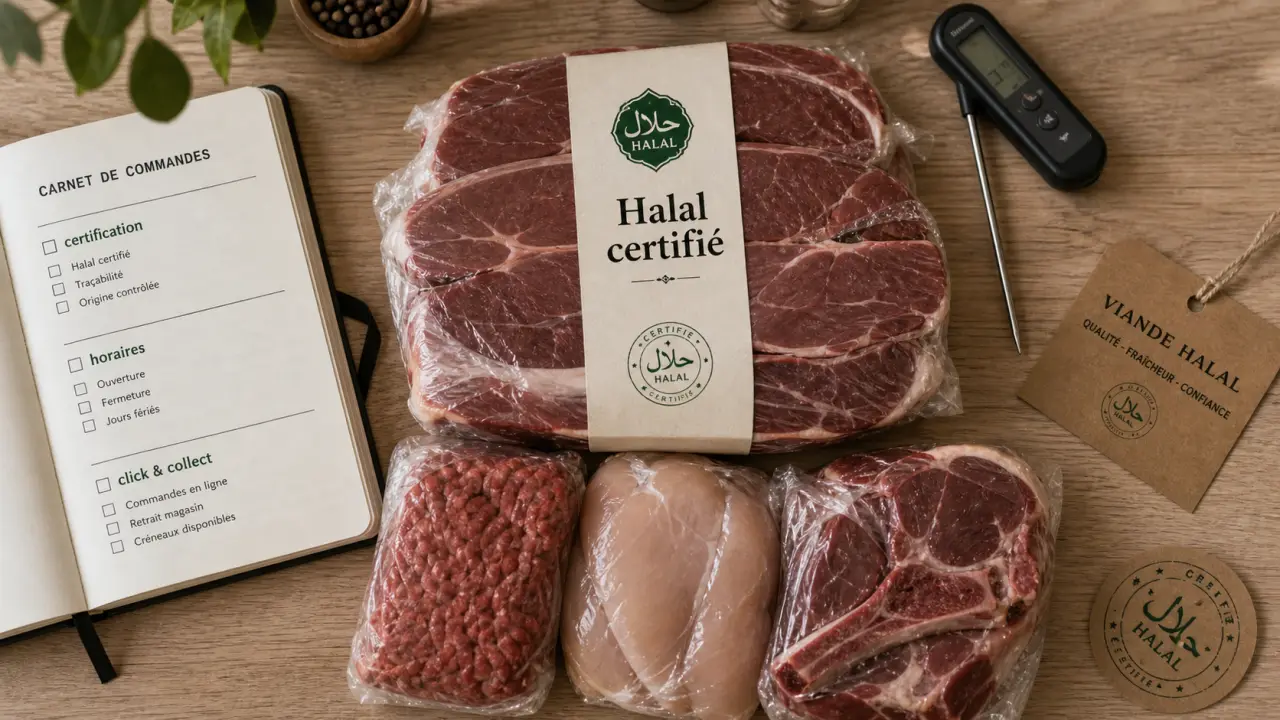 Boucherie halal aix en provence : viandes halal certifiées, horaires et click & collect