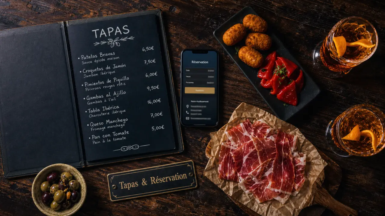 Restaurant de tapas : tapas près de chez vous, réservation