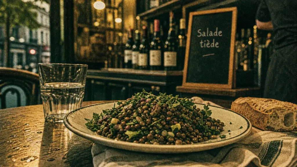 Restaurants Nation : bistrot près de la station Nation, salade tiède