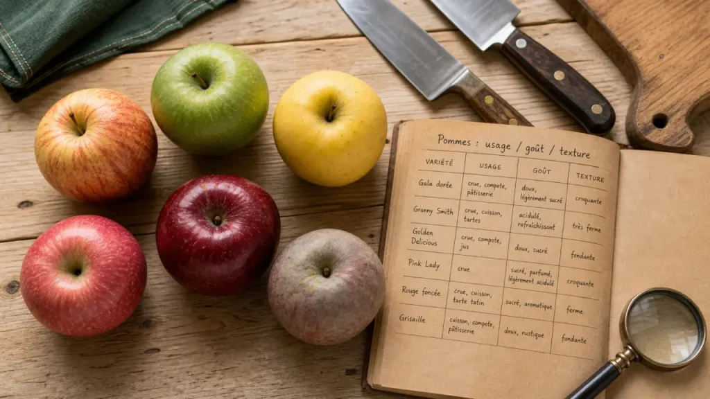 Toute les variétés de pommes : croquer, cuire ou cidre, pour classer les variétés