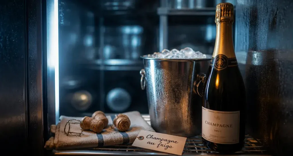 Champagne au frigo combien de temps : préserver les bulles