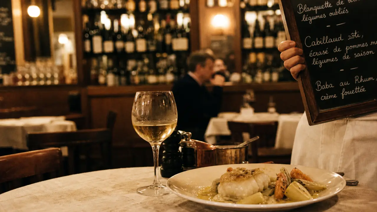 Pépins - restaurant bar à vin paris, intérieur bistrot bistronomique, verre de vin