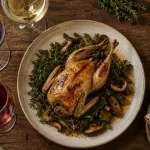 Quel vin servir avec des cailles rôties : vin rouge, vin blanc, vin léger