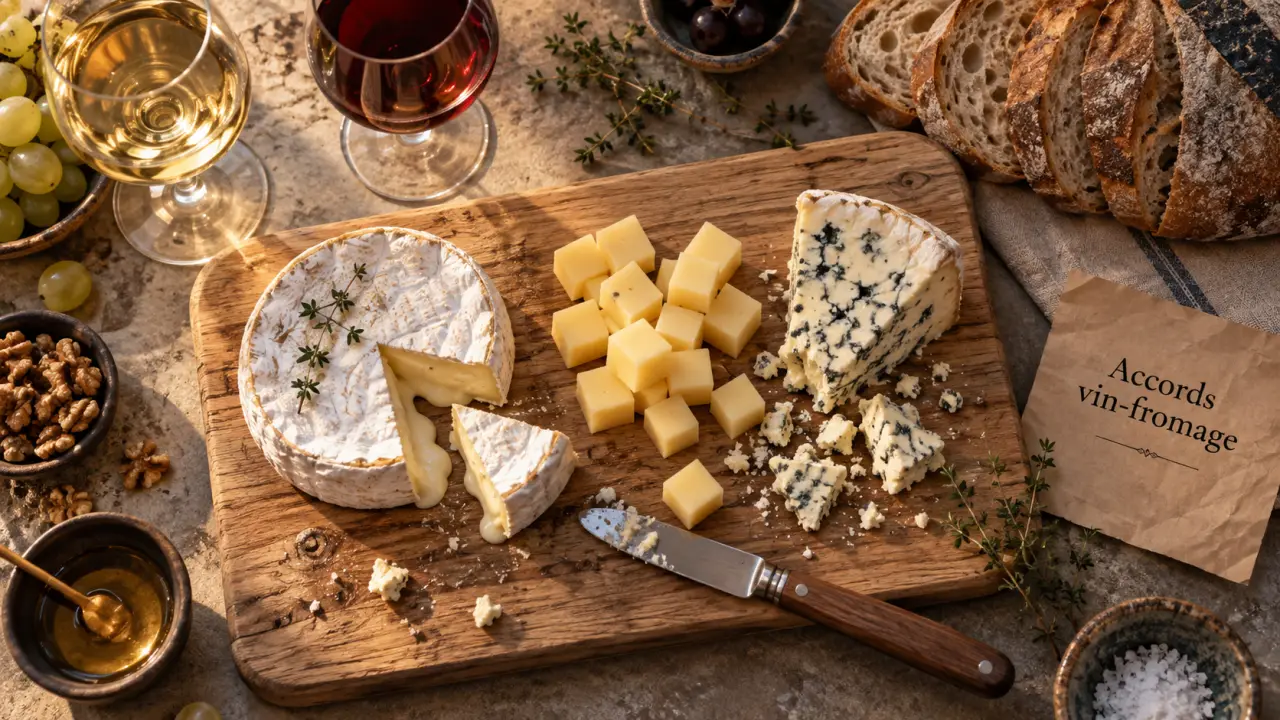 Comment associer vins et fromages de caractère : blancs et fromages de caractère en photo