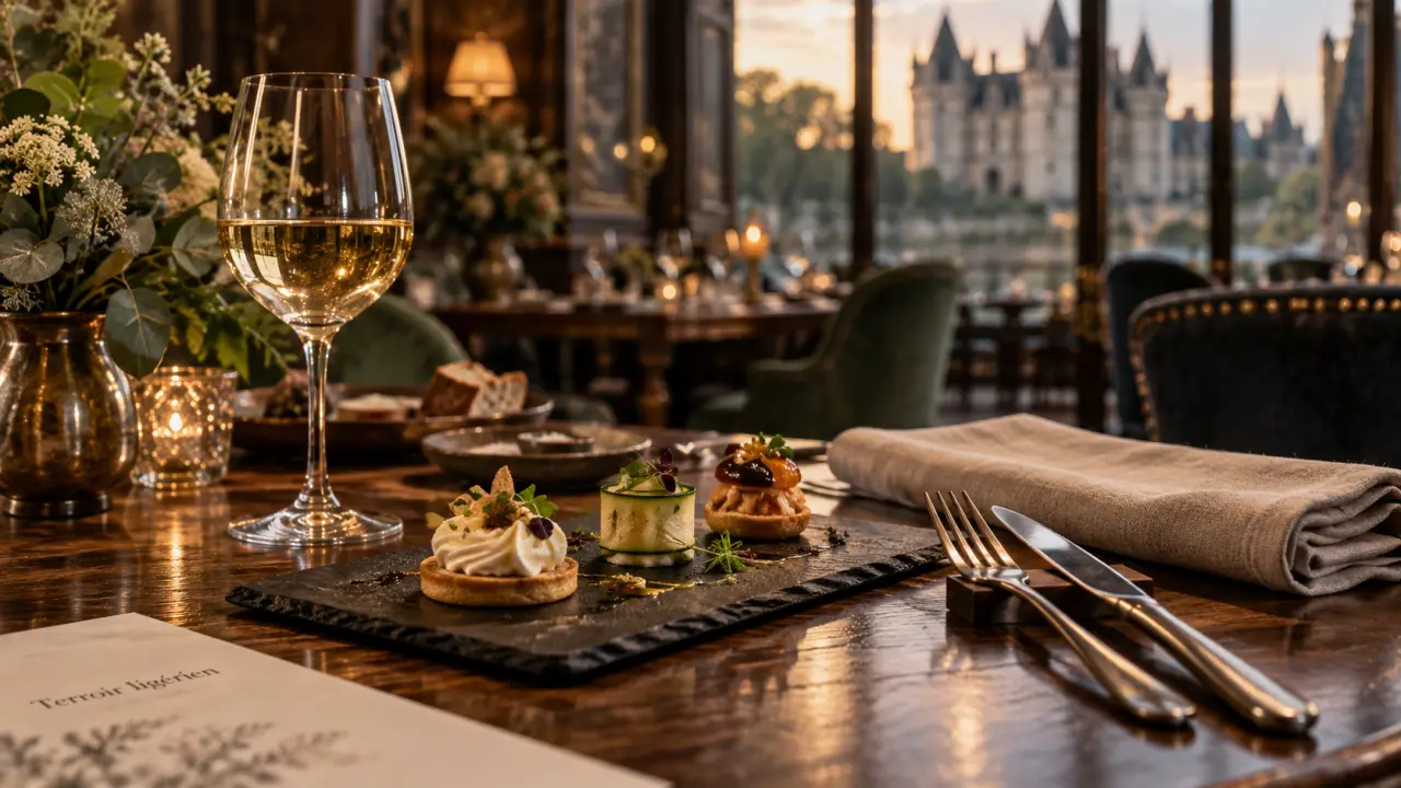 Restaurant touraine gastronomie : service gastronomique et terroir ligérien sur table