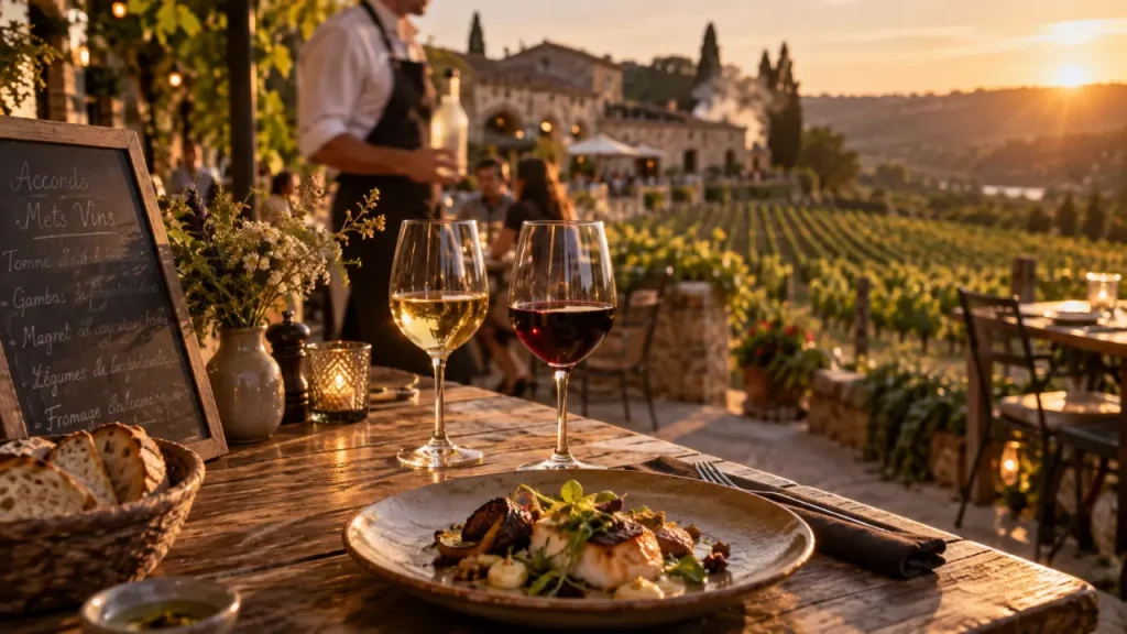 Restaurant vignoble Gaillac, table de terroir au vignoble