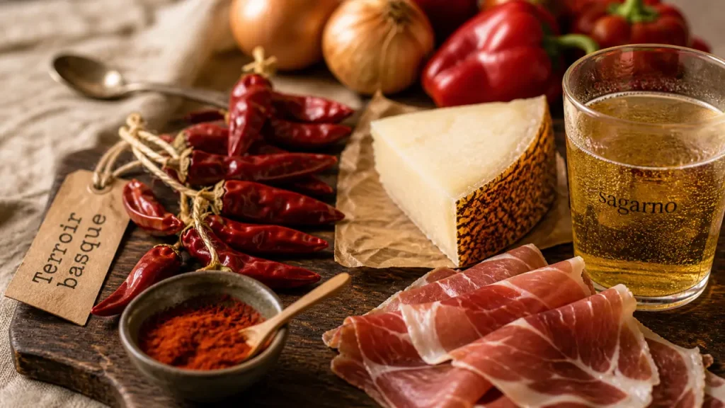 Terroir basque : piment d’Espelette, fromage Ossau-Iraty et cidre