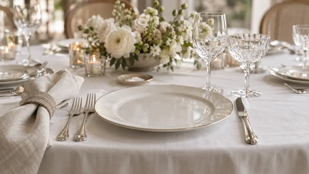 Dressage table à la française : erreurs de couvert et harmonie de table