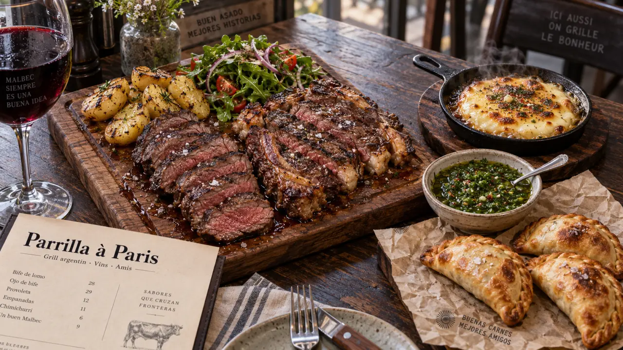 Restaurants argentin à Paris : parrilla, empanadas et Malbec